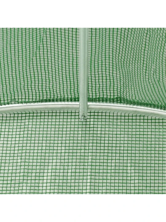 Skleník s ocelovým rámem zelený 88 m² 22 x 4 x 2 m