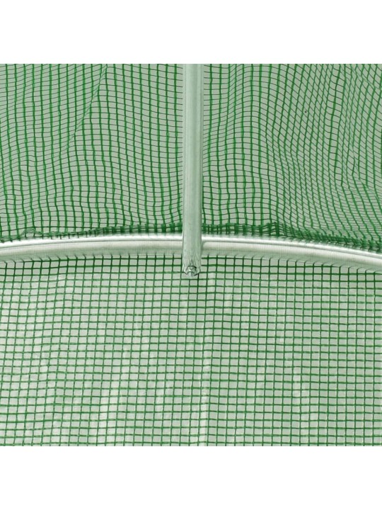 Skleník s ocelovým rámem zelený 110 m² 22 x 5 x 2,3 m