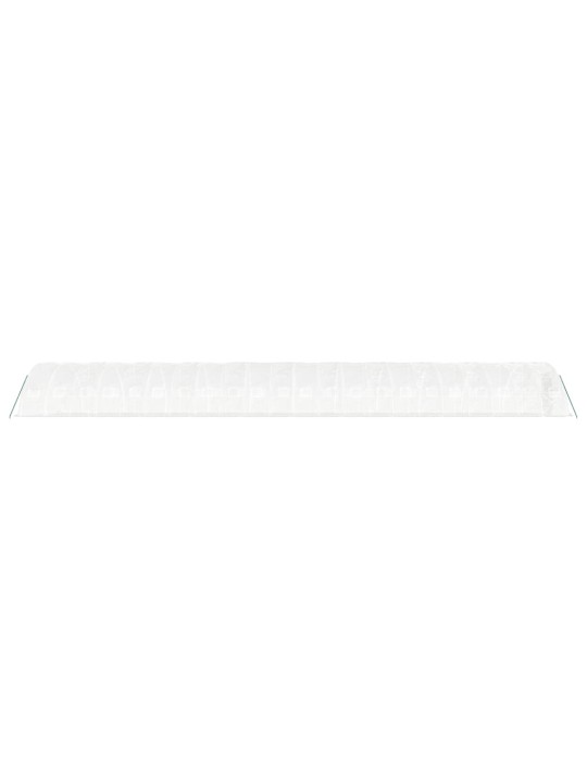 Skleník s ocelovým rámem bílý 110 m² 22 x 5 x 2,3 m
