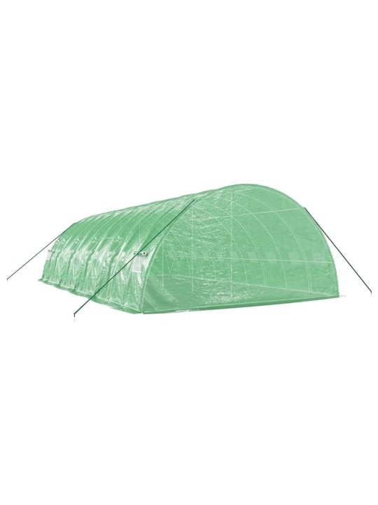 Skleník s ocelovým rámem zelený 60 m² 10 x 6 x 2,85 m