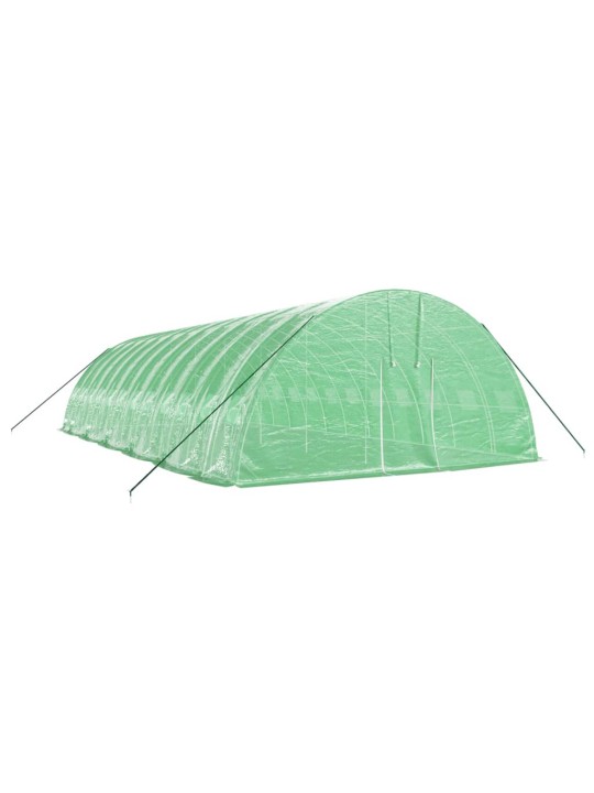 Skleník s ocelovým rámem zelený 72 m² 12 x 6 x 2,85 m