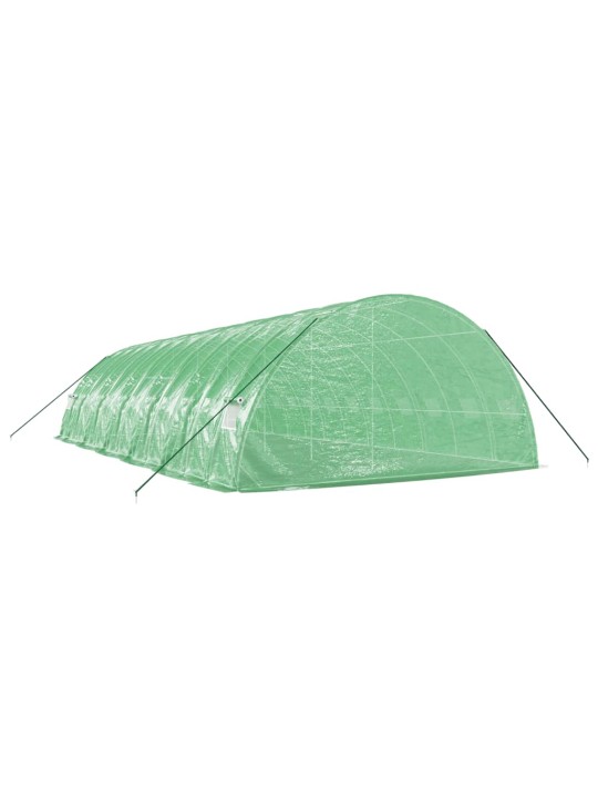 Skleník s ocelovým rámem zelený 72 m² 12 x 6 x 2,85 m