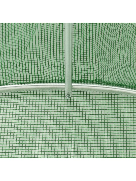Skleník s ocelovým rámem zelený 72 m² 12 x 6 x 2,85 m
