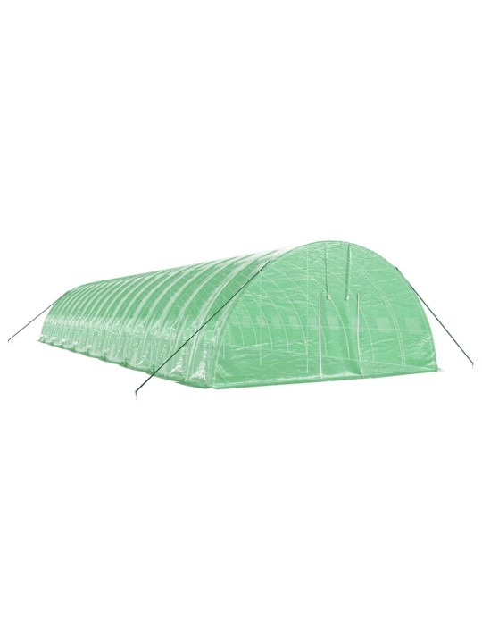 Skleník s ocelovým rámem zelený 108 m² 18 x 6 x 2,85 m
