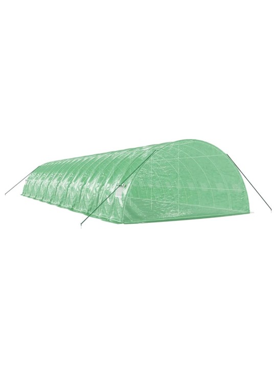 Skleník s ocelovým rámem zelený 108 m² 18 x 6 x 2,85 m