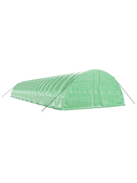 Skleník s ocelovým rámem zelený 120 m² 20 x 6 x 2,85 m