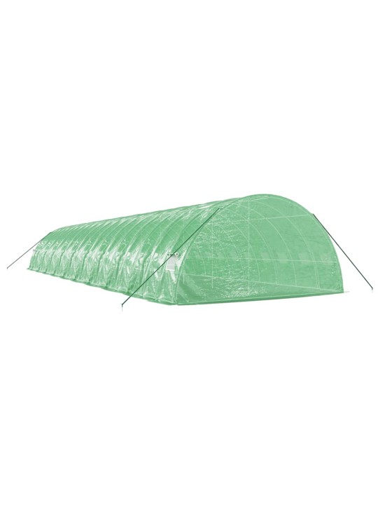 Skleník s ocelovým rámem zelený 120 m² 20 x 6 x 2,85 m