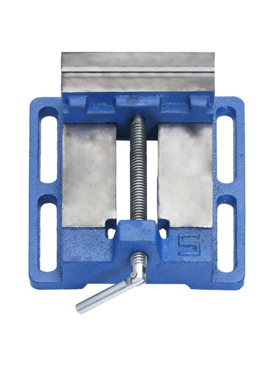 Svěrák pod sloupovou vrtačku modrý 121 mm litina