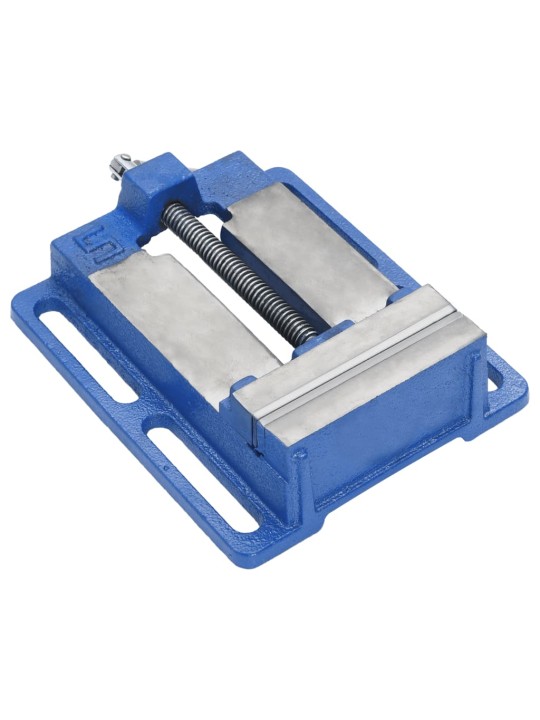 Svěrák pod sloupovou vrtačku modrý 121 mm litina