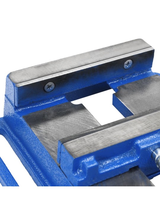 Svěrák pod sloupovou vrtačku modrý 150 mm litina