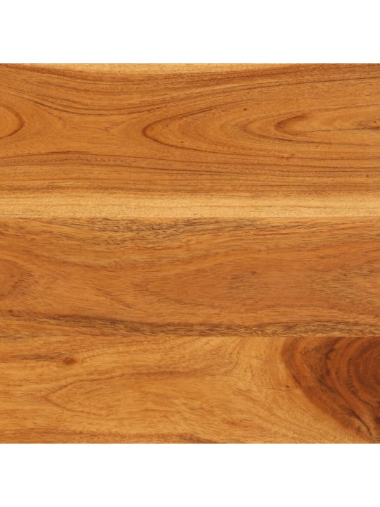 Tv skříňka s dvířky 112 x 30 x 40 cm masivní akácie a kov