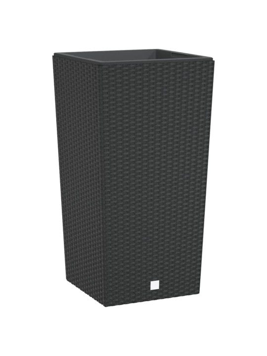 Truhlík s odnímatelnou vložkou antracit 21 / 49 l pp ratan