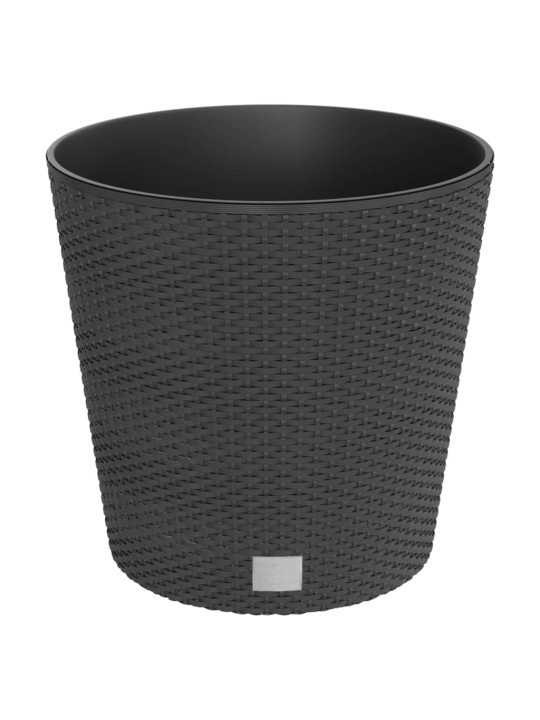 Truhlík s odnímatelnou vložkou antracit 35 / 37,5 l PP ratan