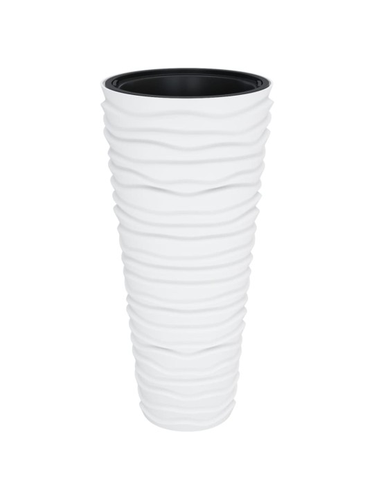 Truhlík s odnímatelnou vložkou bílý 18 / 45 l pp rýhovaný