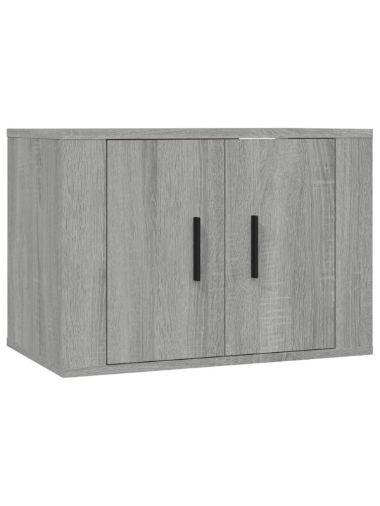 Nástěnné TV skříňky 2 ks šedé sonoma 57 x 34,5 x 40 cm