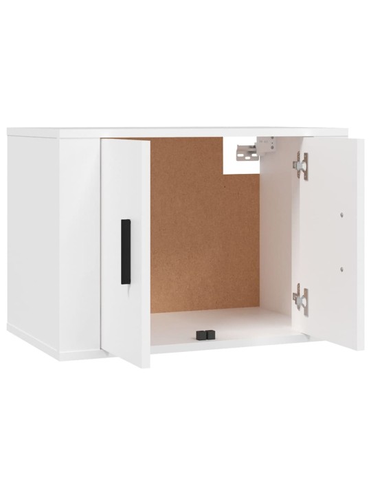 Nástěnné TV skříňky 3 ks bílé 57 x 34,5 x 40 cm