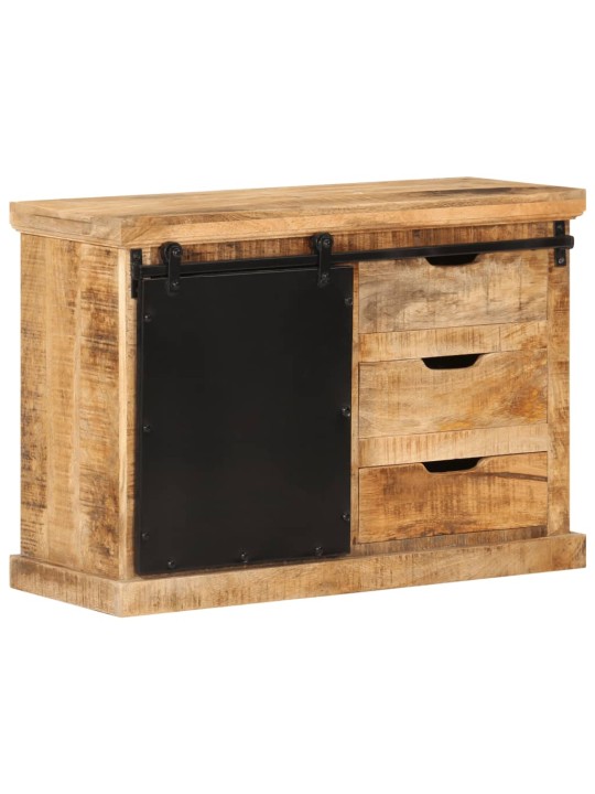 Příborník 80 x 30 x 55 cm masivní hrubé mangovníkové dřevo