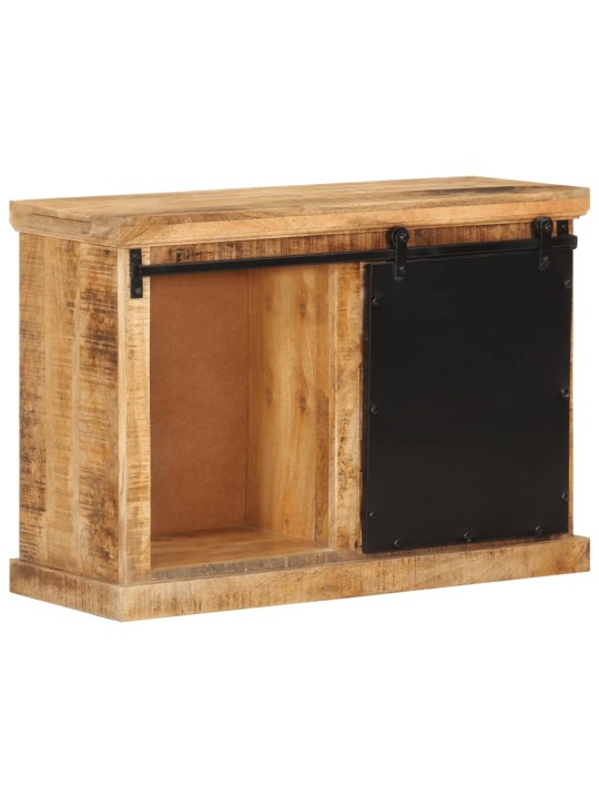 Příborník 80 x 30 x 55 cm masivní hrubé mangovníkové dřevo