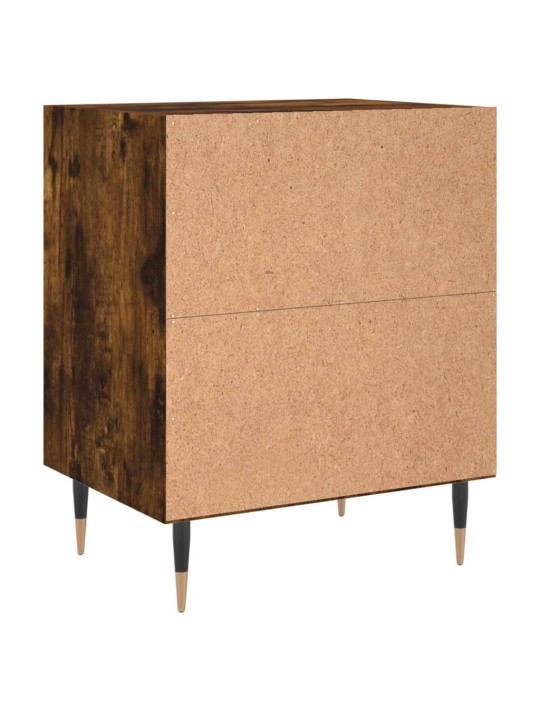Noční stolky 2 ks kouřový dub 40 x 30 x 50 cm kompozitní dřevo