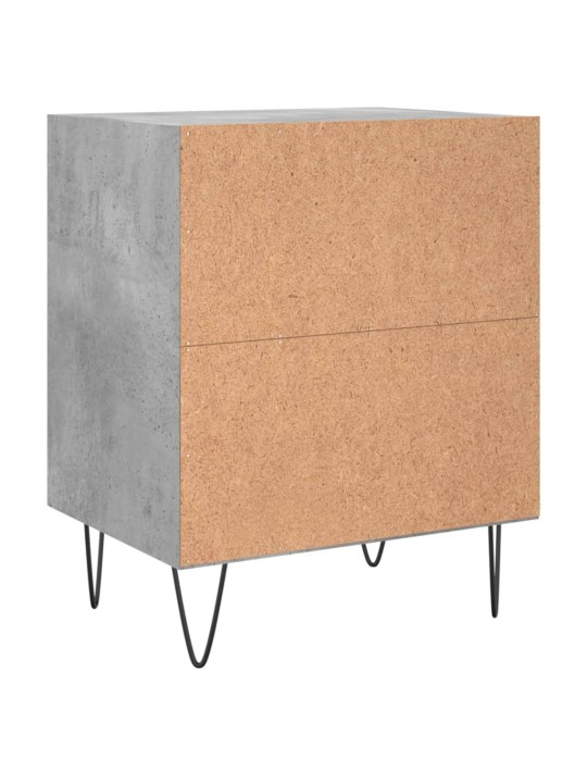 Noční stolky 2 ks betonově šedé 40x30x50 cm kompozitní dřevo