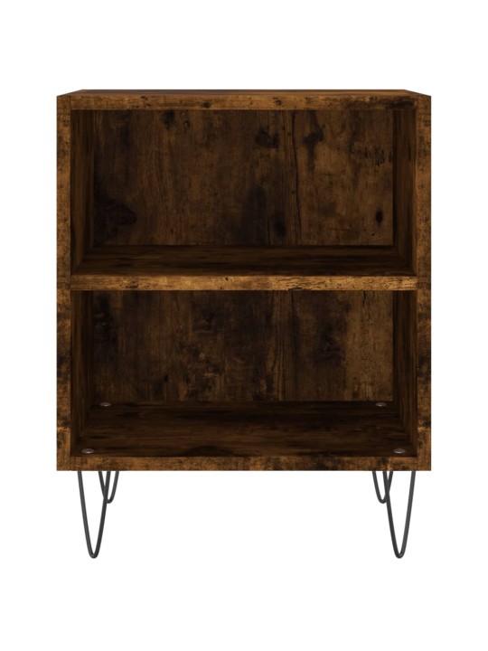Noční stolky 2 ks kouřový dub 40 x 30 x 50 cm kompozitní dřevo
