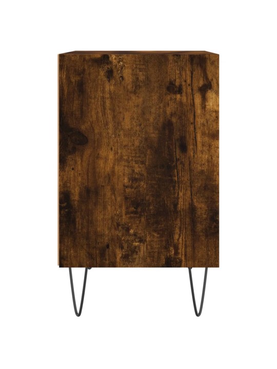Noční stolky 2 ks kouřový dub 40 x 30 x 50 cm kompozitní dřevo