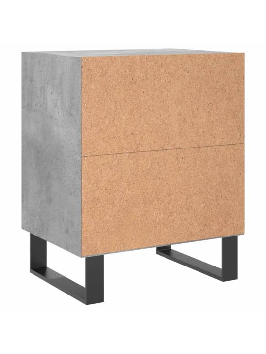 Noční stolky 2 ks betonově šedé 40x30x50 cm kompozitní dřevo