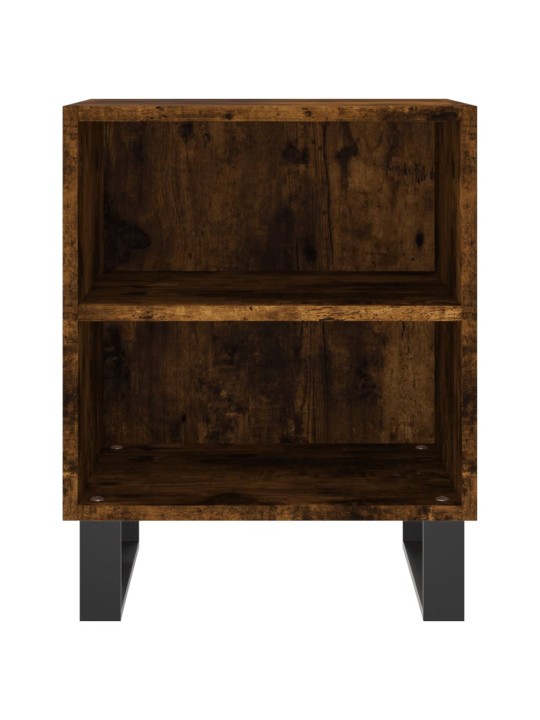 Noční stolky 2 ks kouřový dub 40 x 30 x 50 cm kompozitní dřevo