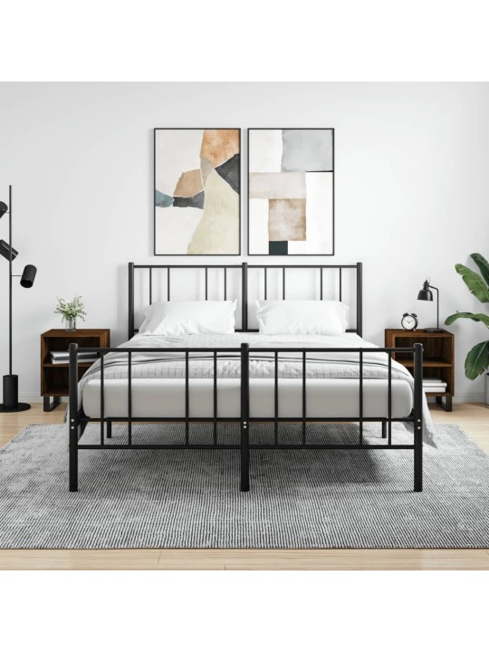 Noční stolky 2 ks hnědý dub 40 x 30 x 50 cm kompozitní dřevo