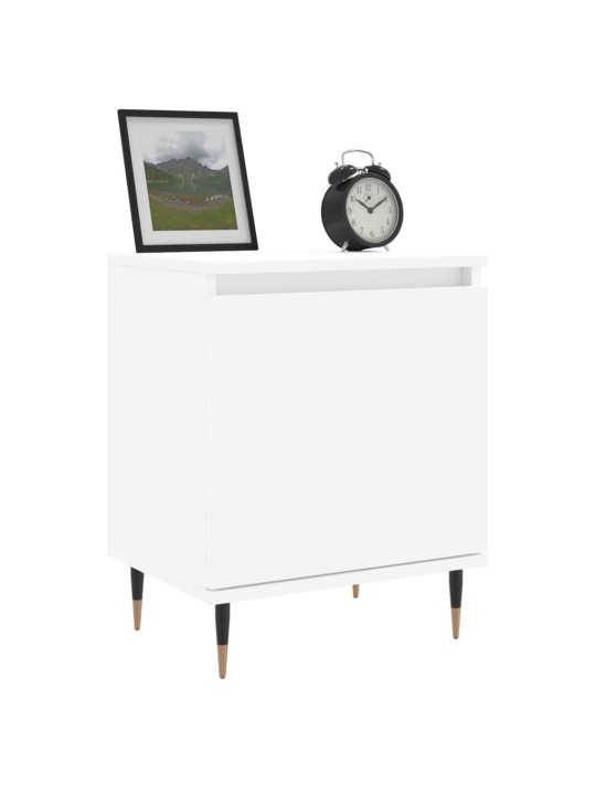 Noční stolky 2 ks bílé 40 x 30 x 50 cm kompozitní dřevo