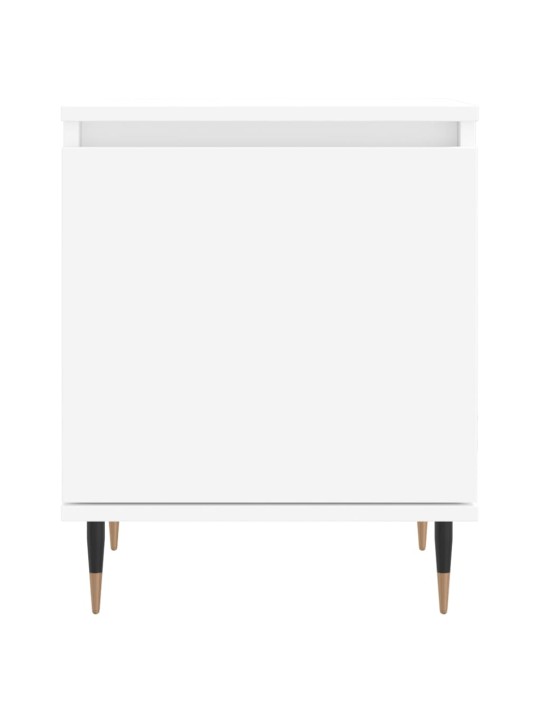 Noční stolky 2 ks bílé 40 x 30 x 50 cm kompozitní dřevo