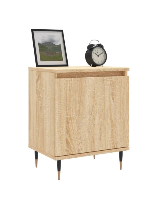 Noční stolky 2 ks dub sonoma 40 x 30 x 50 cm kompozitní dřevo