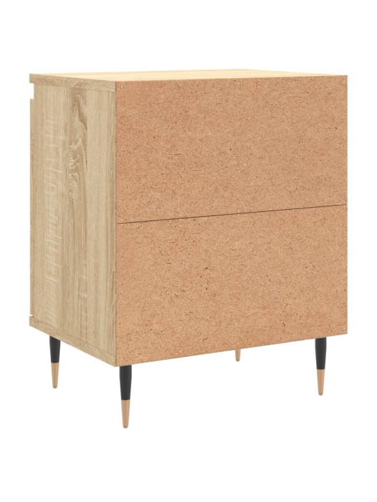 Noční stolky 2 ks dub sonoma 40 x 30 x 50 cm kompozitní dřevo