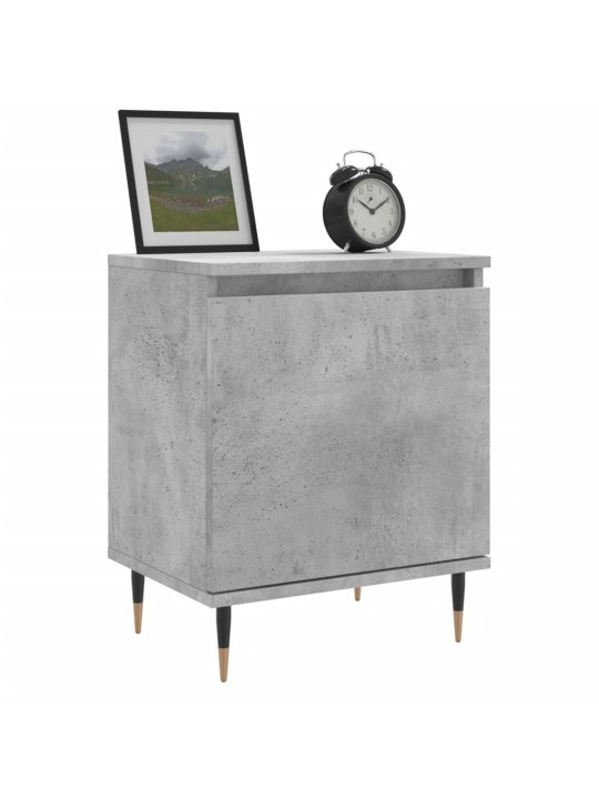 Noční stolky 2 ks betonově šedé 40x30x50 cm kompozitní dřevo
