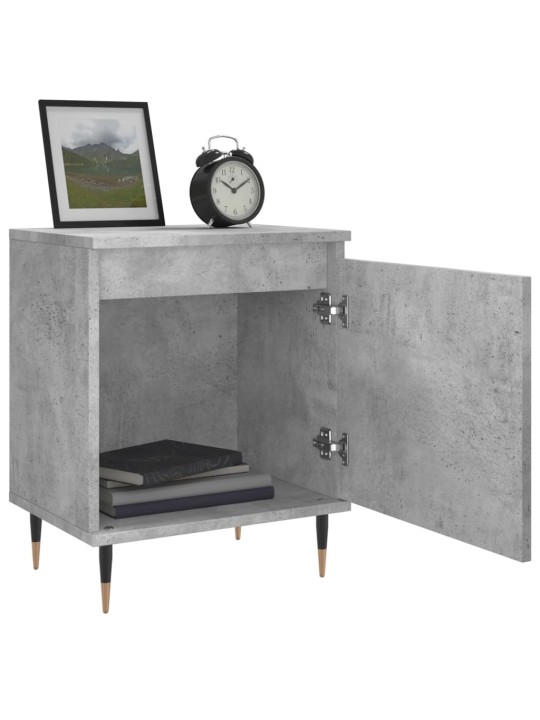 Noční stolky 2 ks betonově šedé 40x30x50 cm kompozitní dřevo