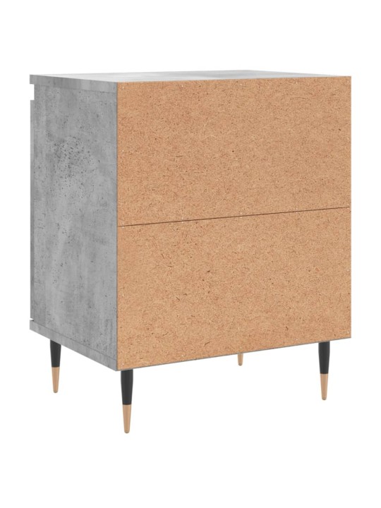 Noční stolky 2 ks betonově šedé 40x30x50 cm kompozitní dřevo