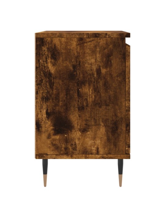 Noční stolky 2 ks kouřový dub 40 x 30 x 50 cm kompozitní dřevo