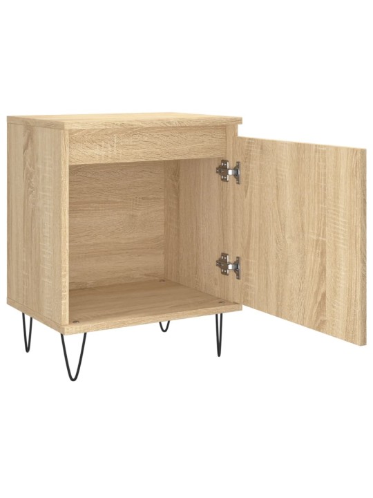 Noční stolky 2 ks dub sonoma 40 x 30 x 50 cm kompozitní dřevo