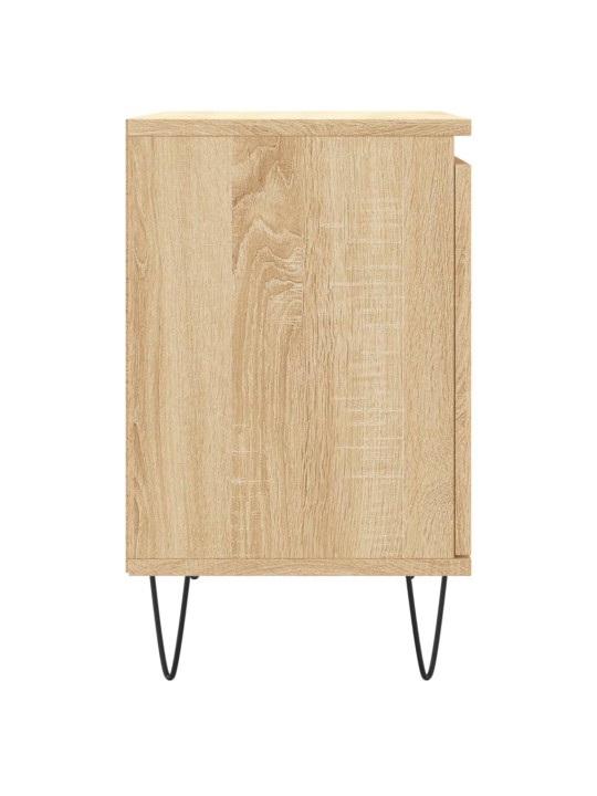 Noční stolky 2 ks dub sonoma 40 x 30 x 50 cm kompozitní dřevo