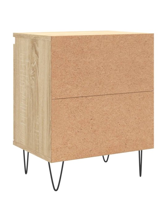 Noční stolky 2 ks dub sonoma 40 x 30 x 50 cm kompozitní dřevo