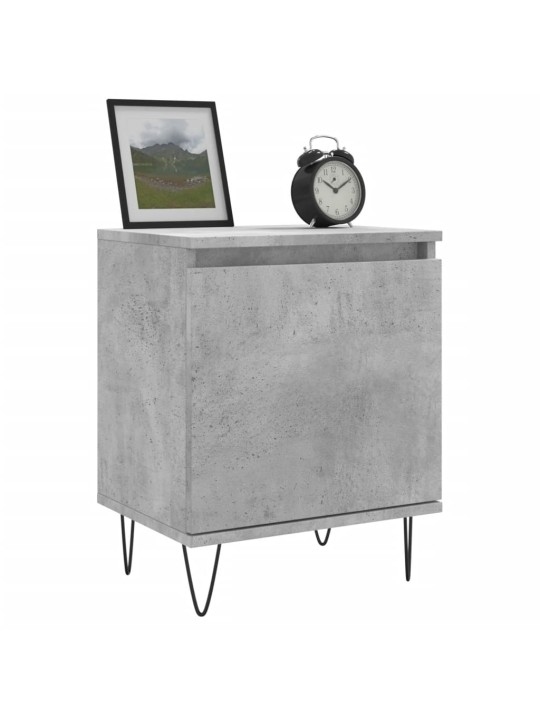 Noční stolky 2 ks betonově šedé 40x30x50 cm kompozitní dřevo