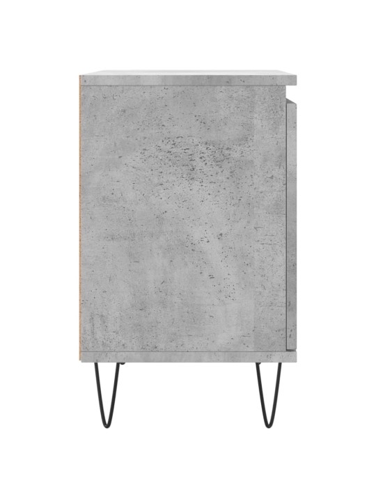 Noční stolky 2 ks betonově šedé 40x30x50 cm kompozitní dřevo