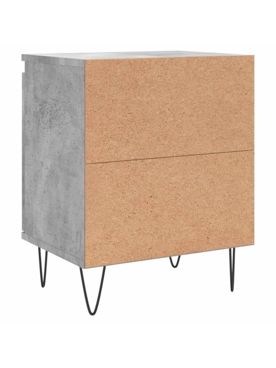 Noční stolky 2 ks betonově šedé 40x30x50 cm kompozitní dřevo