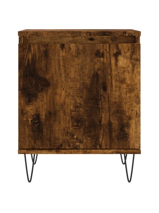Noční stolky 2 ks kouřový dub 40 x 30 x 50 cm kompozitní dřevo