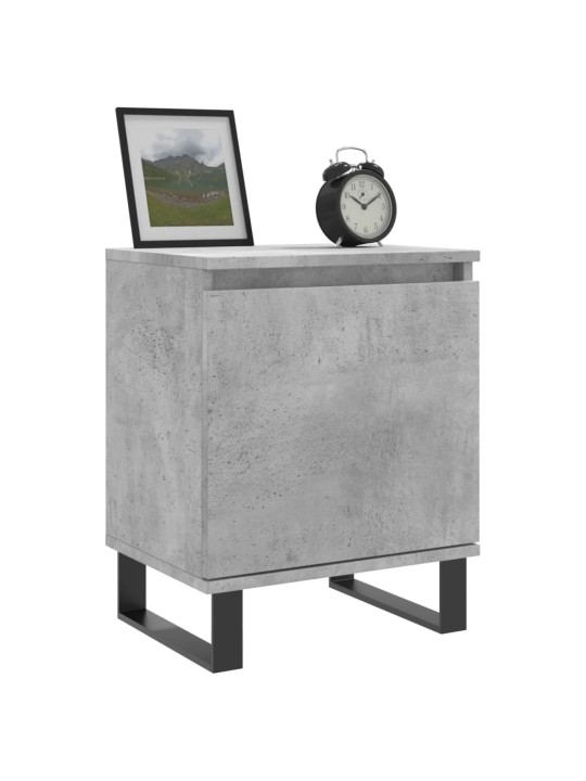 Noční stolky 2 ks betonově šedé 40x30x50 cm kompozitní dřevo