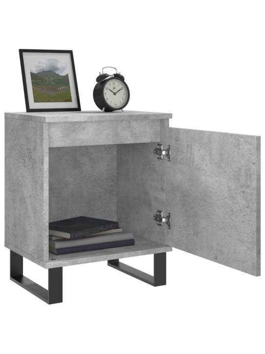 Noční stolky 2 ks betonově šedé 40x30x50 cm kompozitní dřevo