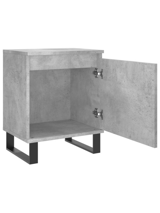 Noční stolky 2 ks betonově šedé 40x30x50 cm kompozitní dřevo