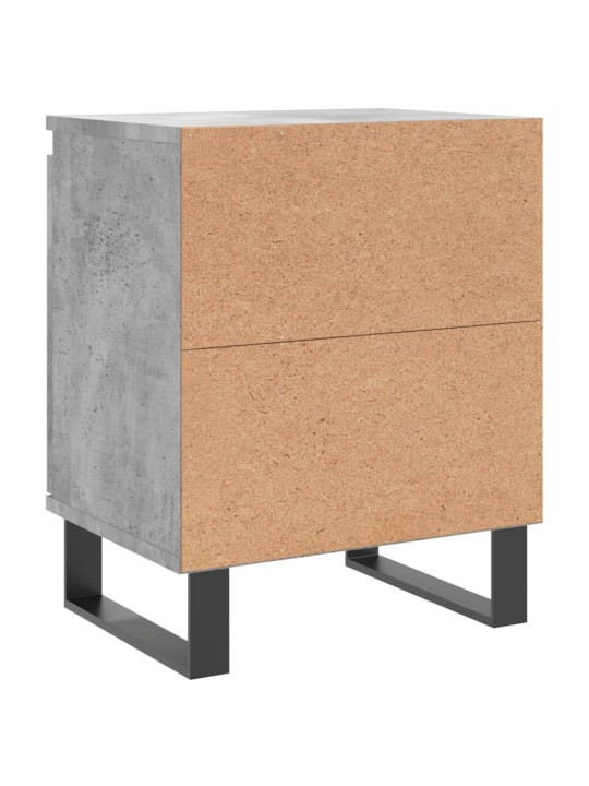 Noční stolky 2 ks betonově šedé 40x30x50 cm kompozitní dřevo