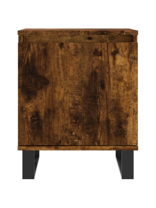 Noční stolky 2 ks kouřový dub 40 x 30 x 50 cm kompozitní dřevo