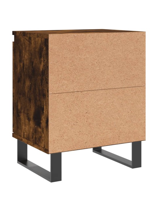 Noční stolky 2 ks kouřový dub 40 x 30 x 50 cm kompozitní dřevo